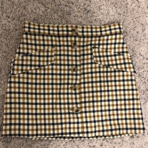 Plaid skirt